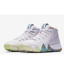 【正品】ONE YEAR_ Nike Kyrie 4 EP 白 藍 綠 籃球 男 943806-902潮鞋