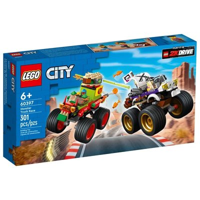 積木總動員 LEGO 樂高 60397 city 怪獸卡車大賽 35*29*6cm 301片