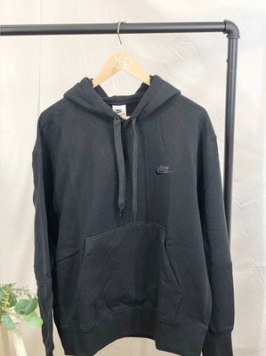 [MR.CH]Nike Pullover Hoodie 男款 黑色刺繡LOGO帽TDA0024-010
