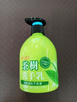 LH718 三井力茶樹洗手乳300ml 中性溫和不刺激 台灣製造