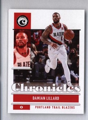 2021-22 Chronicles #11 Damian Lillard - Portland Trail Blazers