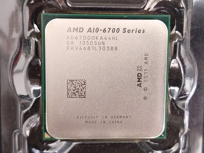【含稅】AMD A10-6700 3.7G AD6700OKA44HL 65W 四核 正式CPU 一年保 內建HD