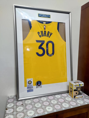 Stephen Curry 球員版 單場狂砍62分實戰同款 親筆簽名球衣