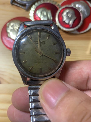 y瑞士得其利上勁古董男錶出售，一線百姓手里收來的，圖片視頻實拍