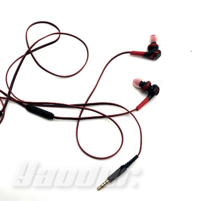【福利品】鐵三角 ATH-CKS550I 黑紅 (1) 耳塞式耳機 無外包裝 送耳塞