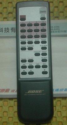 全新原裝 美國 Bose 博士 CD音響 遙控器 RRC-1410