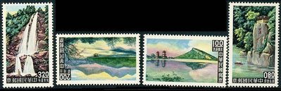 特22 台灣風景郵票（50年版）4全回流上品