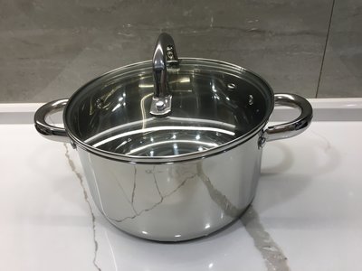 德國 GSW 24CM不鏽鋼高湯鍋,水餃鍋,麵條鍋空姐鍋 1500 新品入荷