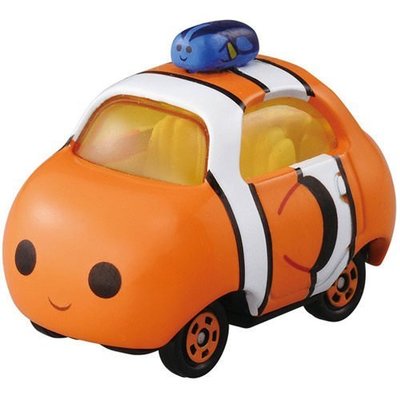 花見雜貨~日本進口全新正版迪士尼tsum tsum 海底總動員尼莫造型小車模型車TOMY多美小汽車玩具車擺飾