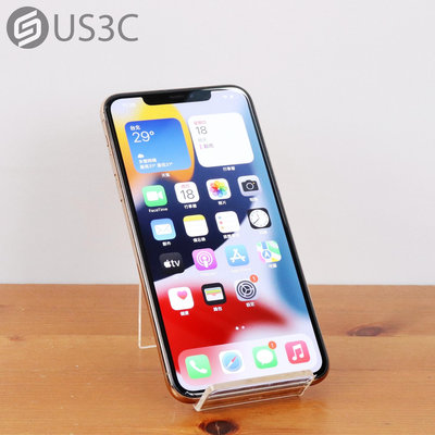 【US3C-板橋店】【一元起標】公司貨 Apple iPhone 11 Pro Max 256G 金色 6.5吋 A13仿生晶片 無線充電 支援快充 二手手機
