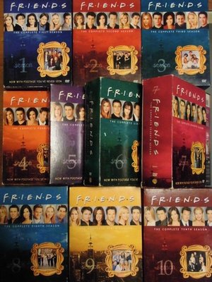 Friends season 1~10 六人行全集第1-10季 37DVD 珍妮佛安妮絲頓 馬修派瑞 正版3區