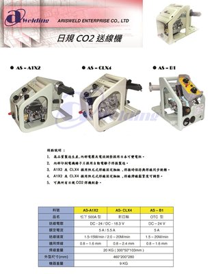 日式CO2送線機及各式零件耗材
