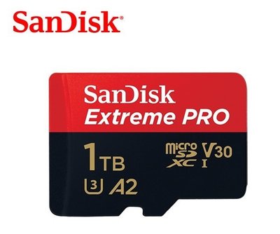 《SUNLINK》公司貨 SanDisk Extreme PRO 1TB microSD TF 200M A2 記憶卡