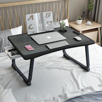 熱賣 小桌子床上可折疊迷你電腦桌多功能學生宿舍臥室懶人桌~