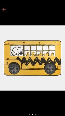 小黃鳥 巴士 公車 糊塗塔客 胡士托 糊塗塔克 史奴比 peanuts snoopy bus 🚌  Woodstock 保暖毯披肩有釦子 黃 134x80cm