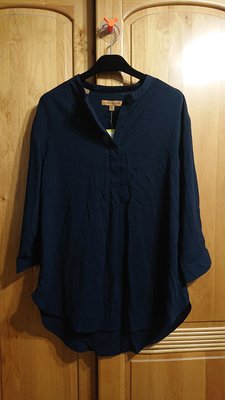 JACHS GIRLFRIEND 藍黑色七分袖上衣(A22)