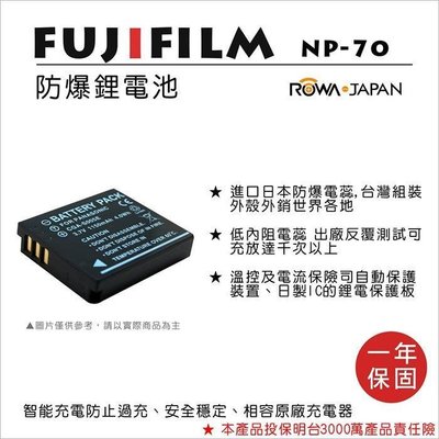 幸運草@樂華 FOR Fuji NP-70 (S005E) 相機電池 鋰電池 防爆 原廠充電器可充 保固一年