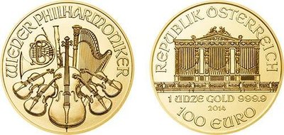 售85000元～奧地利維也納愛樂純金金幣一盎司~不分年份隨機出貨，愛樂金幣，黃金，純金，錢幣，紀念幣，金幣，幣~奧地利維也納愛樂純金金幣一盎司