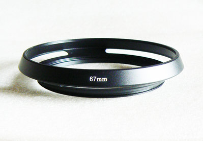 【悠悠山河】67mm螺紋口徑 超薄 Leica款式 鏤空 廣角金屬遮光罩 全24mm全幅無暗角 16mm變焦鏡非全幅可用