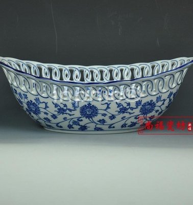 INPHIC-青花瓷 景德鎮 陶瓷器 果盒 果盤 裝飾擺飾 古典現代時尚 果婁
