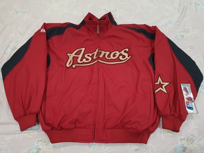 Majestic MLB Houston Astros 大聯盟 休士頓 太空人隊 球員版 Pro 實戰 電繡 棒球外套