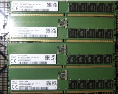 SK Hynix 海力士 DDR5 4800 16gb桌機記憶體 單支價