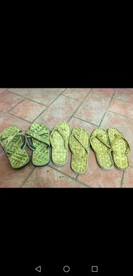 全新峇里島 寶格麗 飯店復古夾腳竹編草鞋   bulgari 收藏品