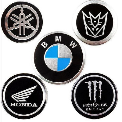 【現貨】寶馬摩托車改裝貼車標BMW標志3D金屬標個性車貼花裝飾貼紙油箱貼