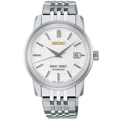 預購 SEIKO KING SEIKO SDKA009 機械錶 38.6mm 不銹鋼錶帶 藍寶石鏡面 限量 白色面盤  男錶 女錶