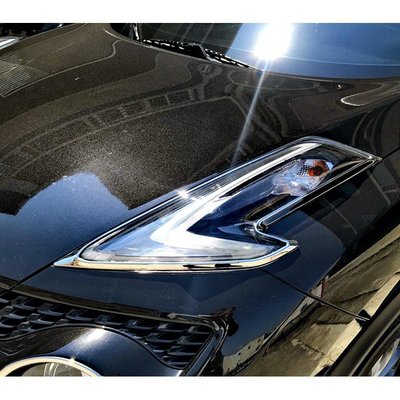 【JR佳睿精品】2015-UP Nissan Juke 鍍鉻日行燈框 劍型燈框框 電鍍 改裝 台灣製