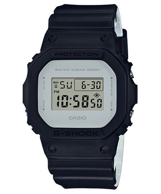 【CASIO G-SHOCK】DW-5600LCU-1復古簡約 清爽簡約氛圍 內外側以雙色錶帶設計