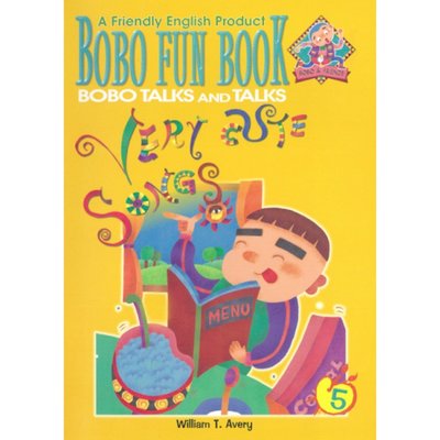 Bobo Fun Book 5 Bobo talks and talks/Very cute songs 字彙會話 幼教