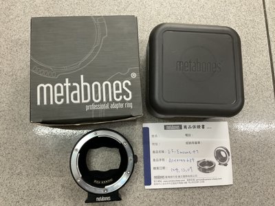 [保固一年] [高雄明豐] Metabones Canon EF to E mount T  自動對焦轉接環 [H30]