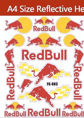 [Formula GP] F1 MotoGP RED BULL REDBULL 紅牛 車貼 防水 貼紙 (大張)