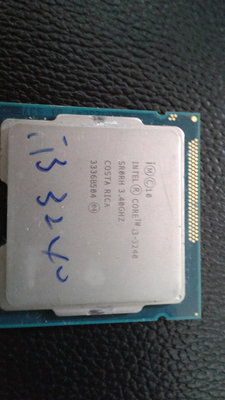 【 創憶電腦 】Intel Core i3-3240 3.4G 1155腳位 CPU 良品 直購價100元