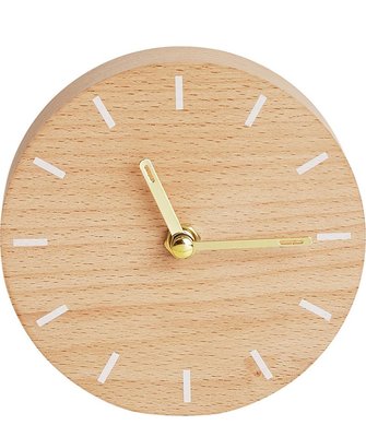 瑞典 KIKKI.K Inspiration wooden clock木制時鐘 （預購）