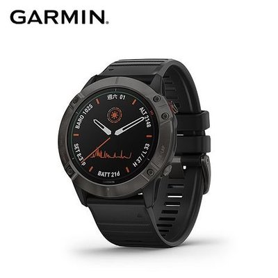 【川匯】GARMIN fēnix 6X 進階複合式運動GPS腕錶 (非5x plus instinct VENU)