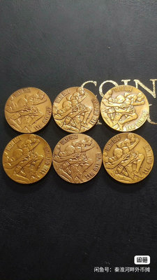 1964年東京奧運會紀念銅章  標價為一枚