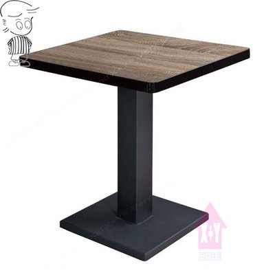 【X+Y時尚精品傢俱】現代餐桌椅系列-艾晶 2*2尺餐桌(802烤黑砂紋/木心板).適合居家或營業用.摩登家具