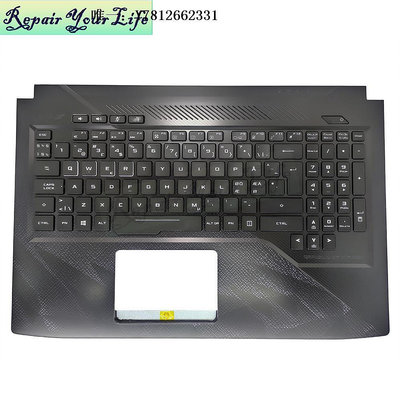 電腦零件華碩ASUS GL503VM GL503VS GL503VD黑色C殼 帶背光 筆記本鍵盤NE筆電配件