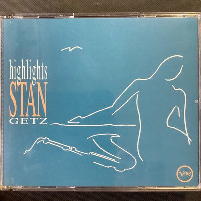 Stan Getz史坦蓋茲-精華選粹 厚殼2CD 英國版Verve唱片