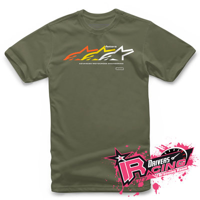 ♚賽車手的試衣間♚ Alpinestars® Involved Tee Green T恤 短袖