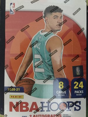 2020-21 NBA Panini Hoops 全新 未拆 盒 Edwards Ball Zion Doncic Haliburton Rc