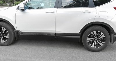 現貨熱銷-【易車汽配】本田 HONDA 17-18年 5代 CRV5 CR-V 車身飾條 車門飾條 車身防撞條 黑鈦款