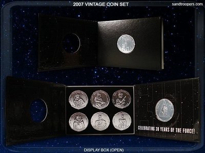 金錢貓雜貨 全新 Star Wars 星際大戰 HASBRO 2007 Vintage Coin set 紀念幣