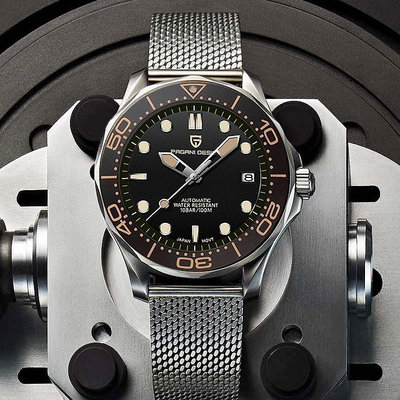 2023 新款 PAGANI DESIGN 時尚男士機械表豪華自動男士潛水員鋼表日本 NH35 手錶男士手錶