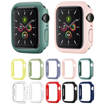 蘋果手錶7代保護套 Apple Watch 45mm 41mm 保護殼 iWatch Series 7 噴油保護邊框-CC1011
