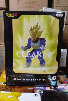 【全新現貨】 CLEARISE 龍珠Z 貝吉塔 超賽 黃發 景品 手辦日版