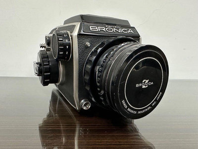 日本製造 Nikon 鏡頭 布羅尼卡Zenza Bronica EC古董相機 中片幅底片 Nippon Kogaku Japan f=75mm 1:2.8