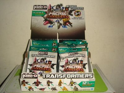 1戰隊MEGA美高LEGO樂高鋼彈變形金剛電影4 KRE-O積木公仔二變機器人極小變形第3彈全12款合售一千五佰一元起標